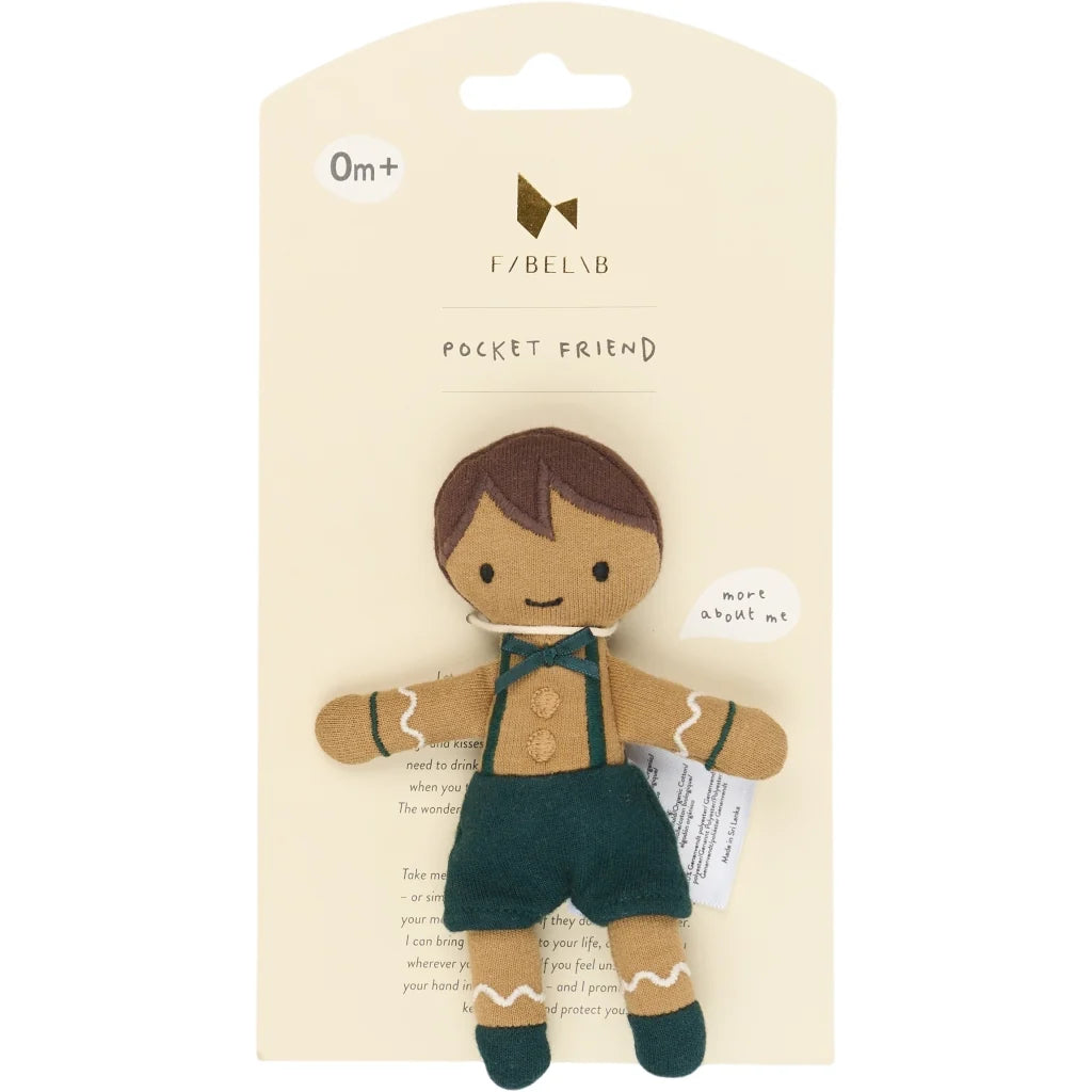 Muñequito Pocket Friend Gingerbread Boy – Fabelab