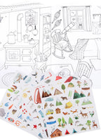 Cuaderno de pegatinas El Explorador, 20 páginas – Moulin Roty
