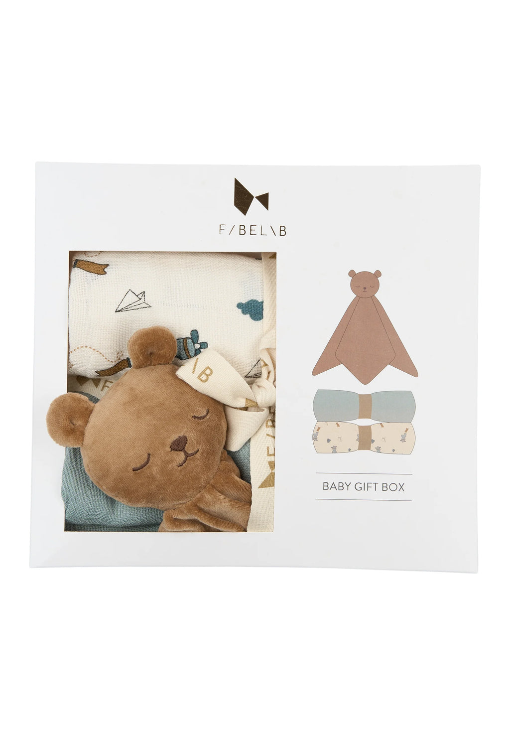 Caja regalo para bebé Oso – Fabelab