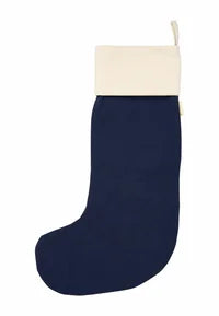 Calcetín de Navidad Papá Noel Azul – Fabelab