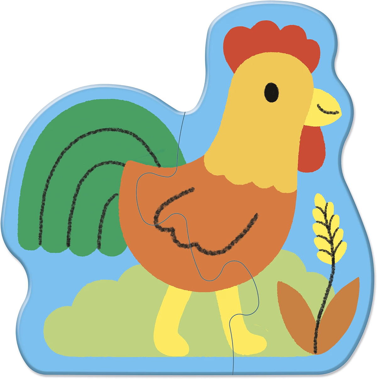 5 puzzles evolutivos Granja – Janod