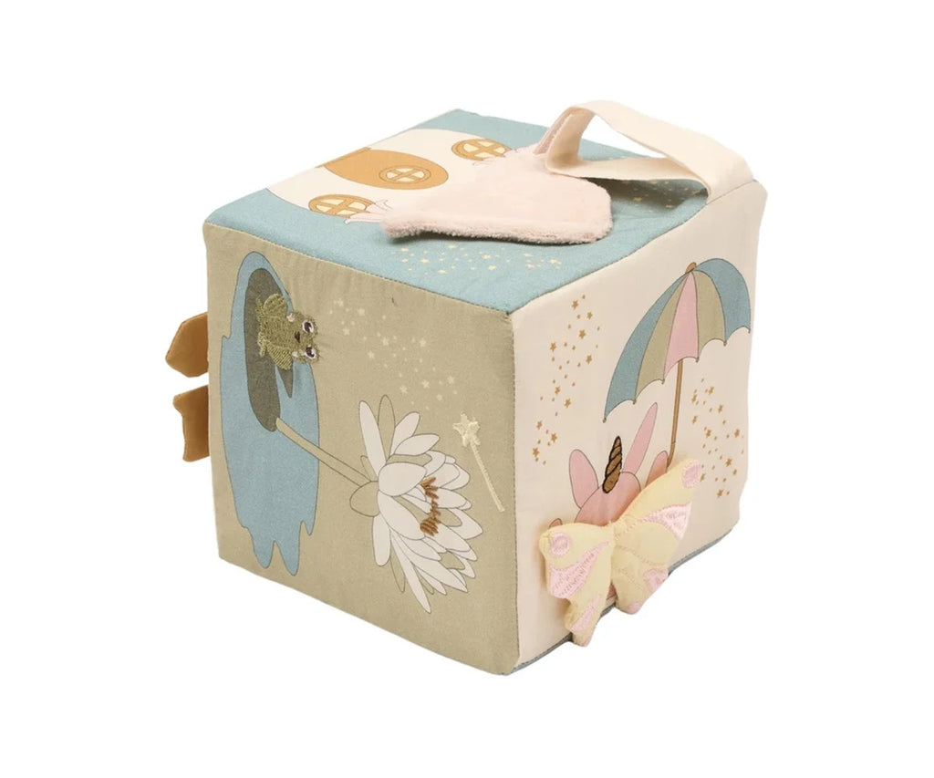Cubo sensorial de tela Fairyland – Fabelab