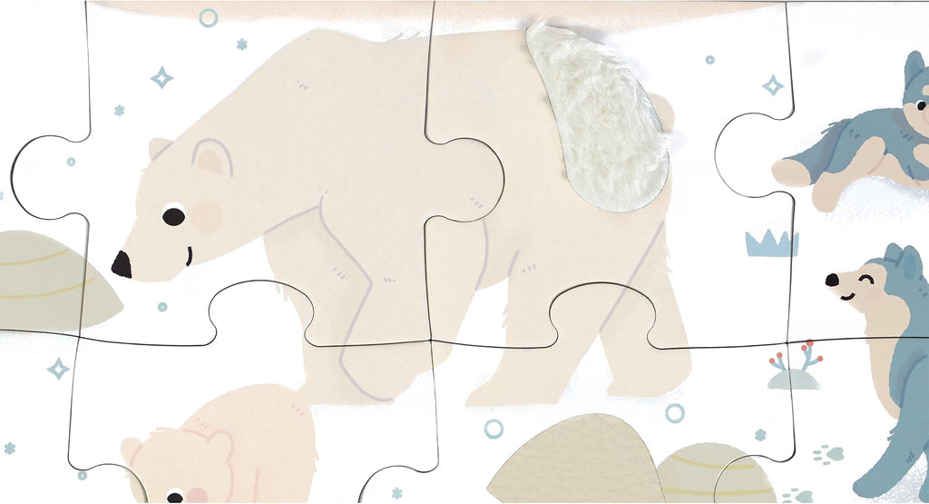 Puzzle táctil de los polos polares – Janod