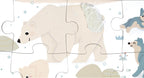Puzzle táctil de los polos polares – Janod