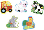 5 puzzles evolutivos Granja – Janod