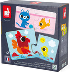Puzzles Padres y Bebés Animales – Janod