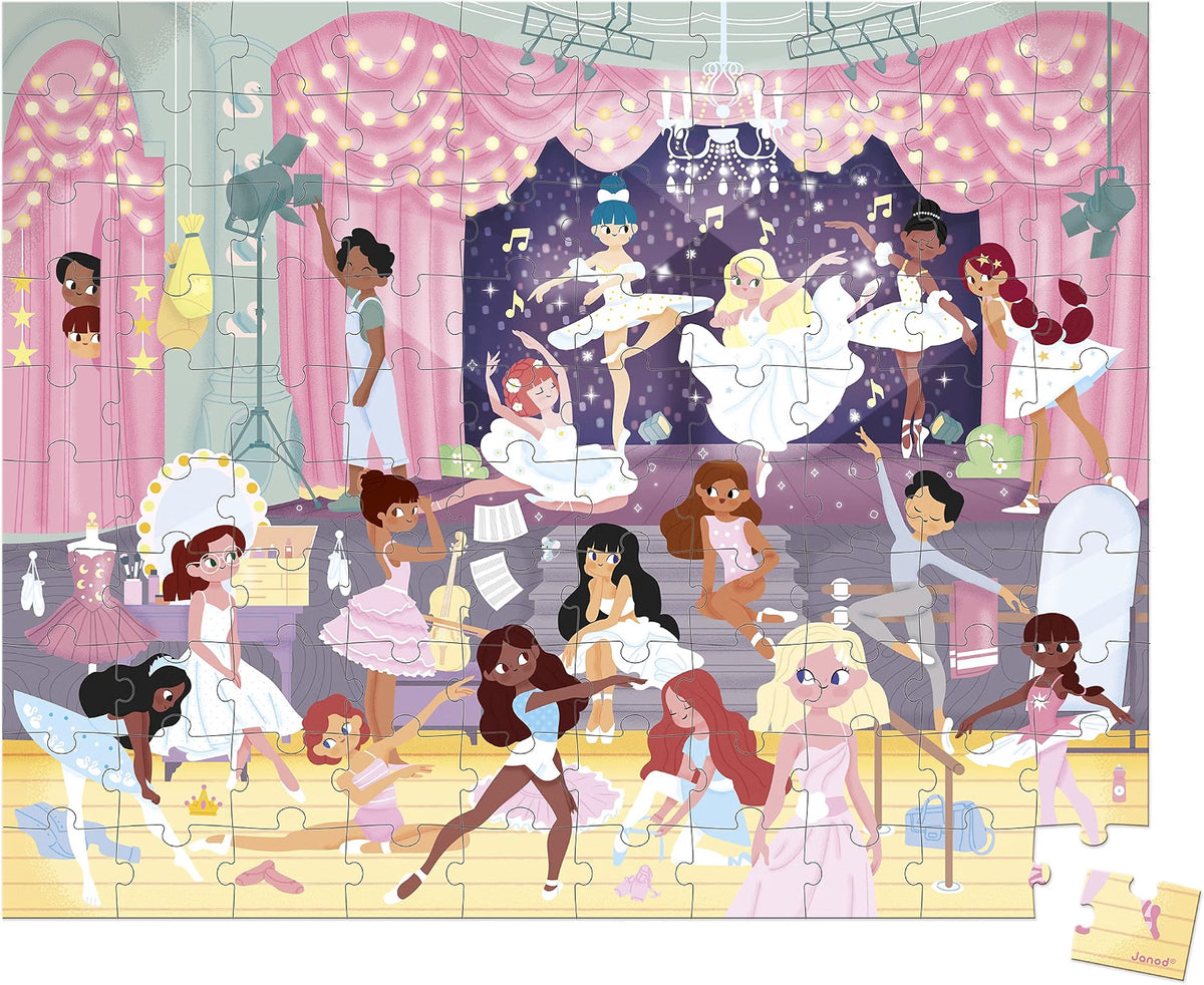 Puzzle Las Bailarinas – 100 piezas – Janod