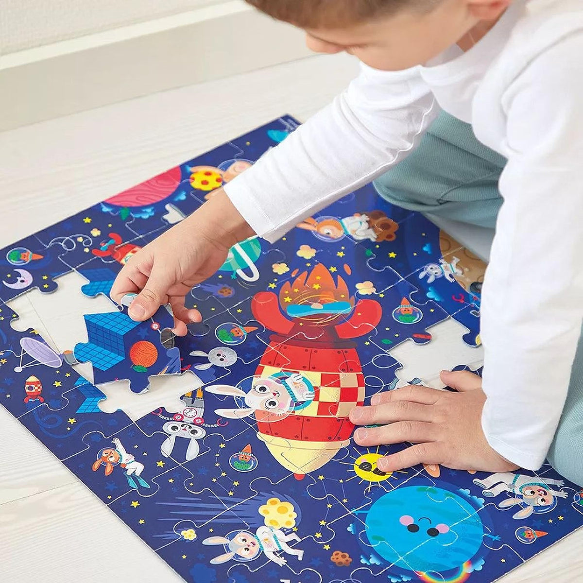 Puzzle Cohete – 54 piezas – Janod