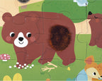 Puzzle táctil del bosque – Janod