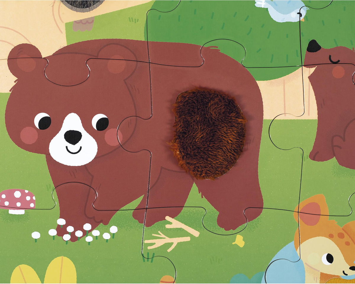 Puzzle táctil del bosque – Janod