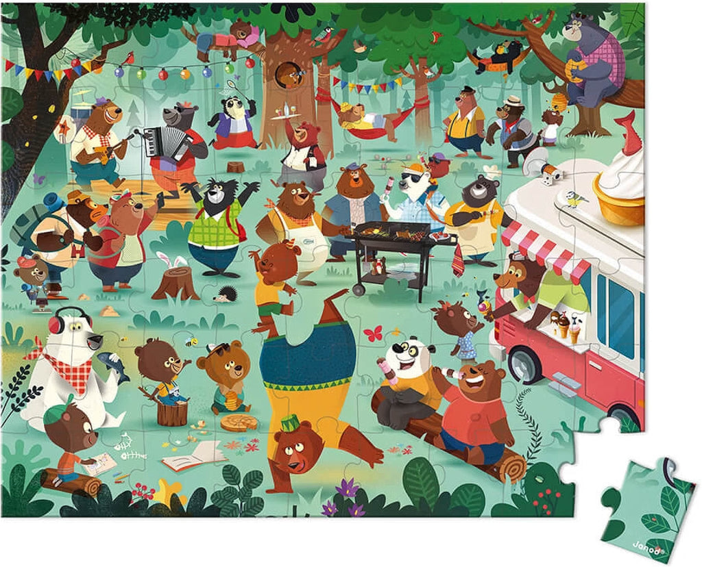 Puzzle La Familia de Osos – 54 piezas – Janod