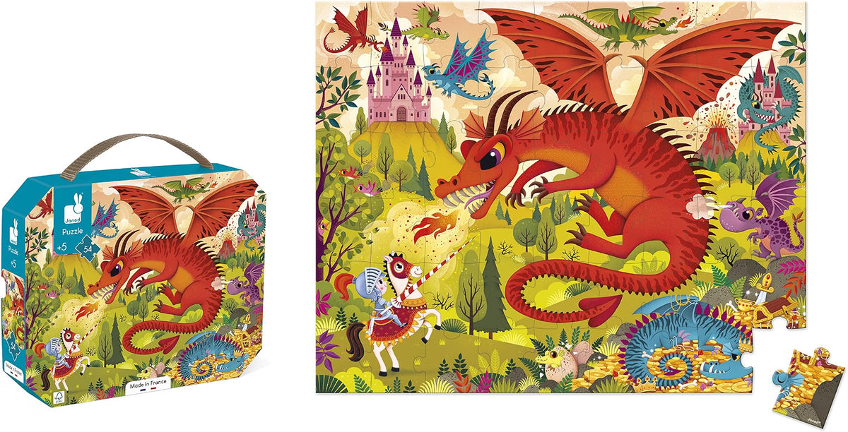 Puzzle Reino de Dragones – 54 piezas – Janod