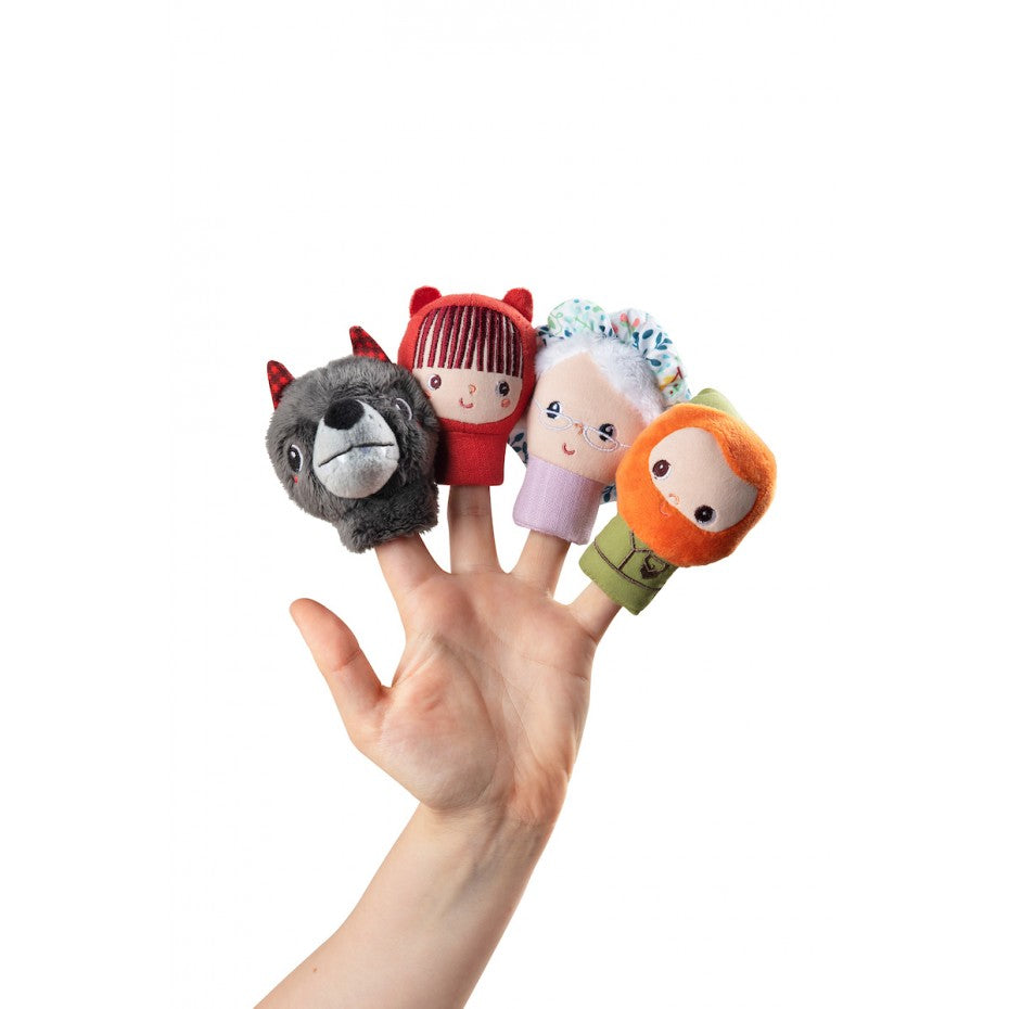 Caperucita Roja – marionetas de dedo – Lilliputiens