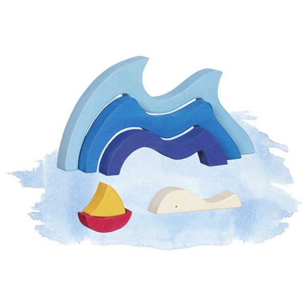Puzzle de madera Mi barquito en el mar – Goki Evolution