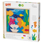 Puzzle paisaje Luces del mar con piedras de vidrio – Goki Evolution