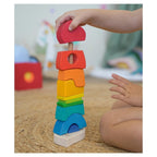 Castillo apilable de madera – Goki Evolution