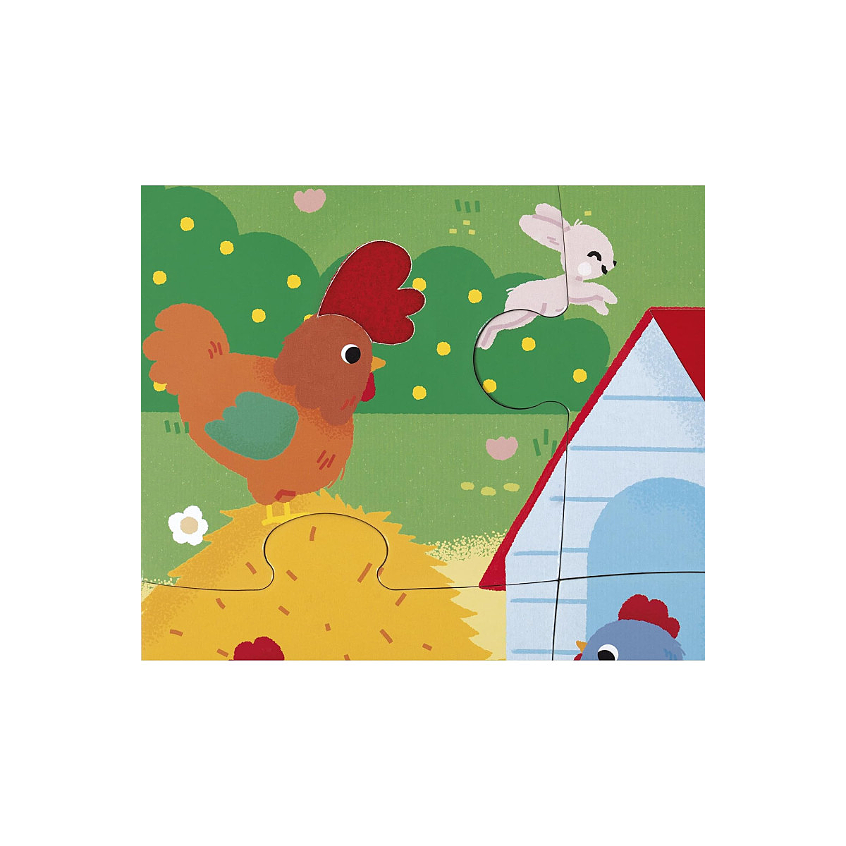 Puzzle táctil de la granja – Janod