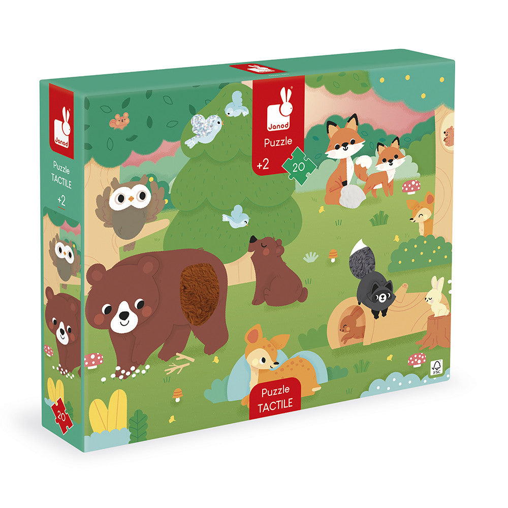 Puzzle táctil del bosque – Janod