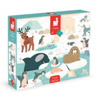 Puzzle táctil de los polos polares – Janod