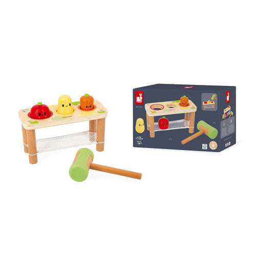 Granja – juego para golpear verduras – Janod