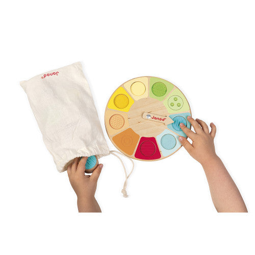 Sensorial – juego de memoria con rueda táctil – Janod