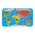 Puzzle magnético Atlas Mundial – versión en español – Janod
