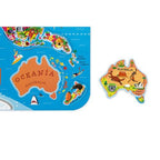 Puzzle magnético Atlas Mundial – versión en español – Janod