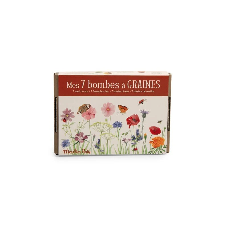 Caja de 7 bombas de semillas – El Jardín de Moulin – Moulin Roty