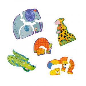 Puzzles evolutivos 20 piezas – Les Toupitis – Moulin Roty