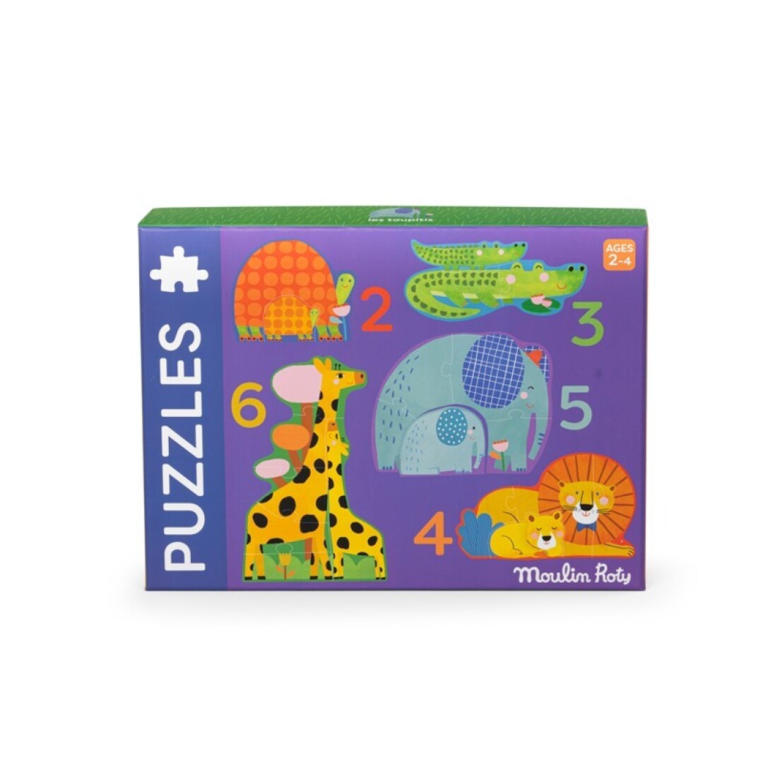 Puzzles evolutivos 20 piezas – Les Toupitis – Moulin Roty