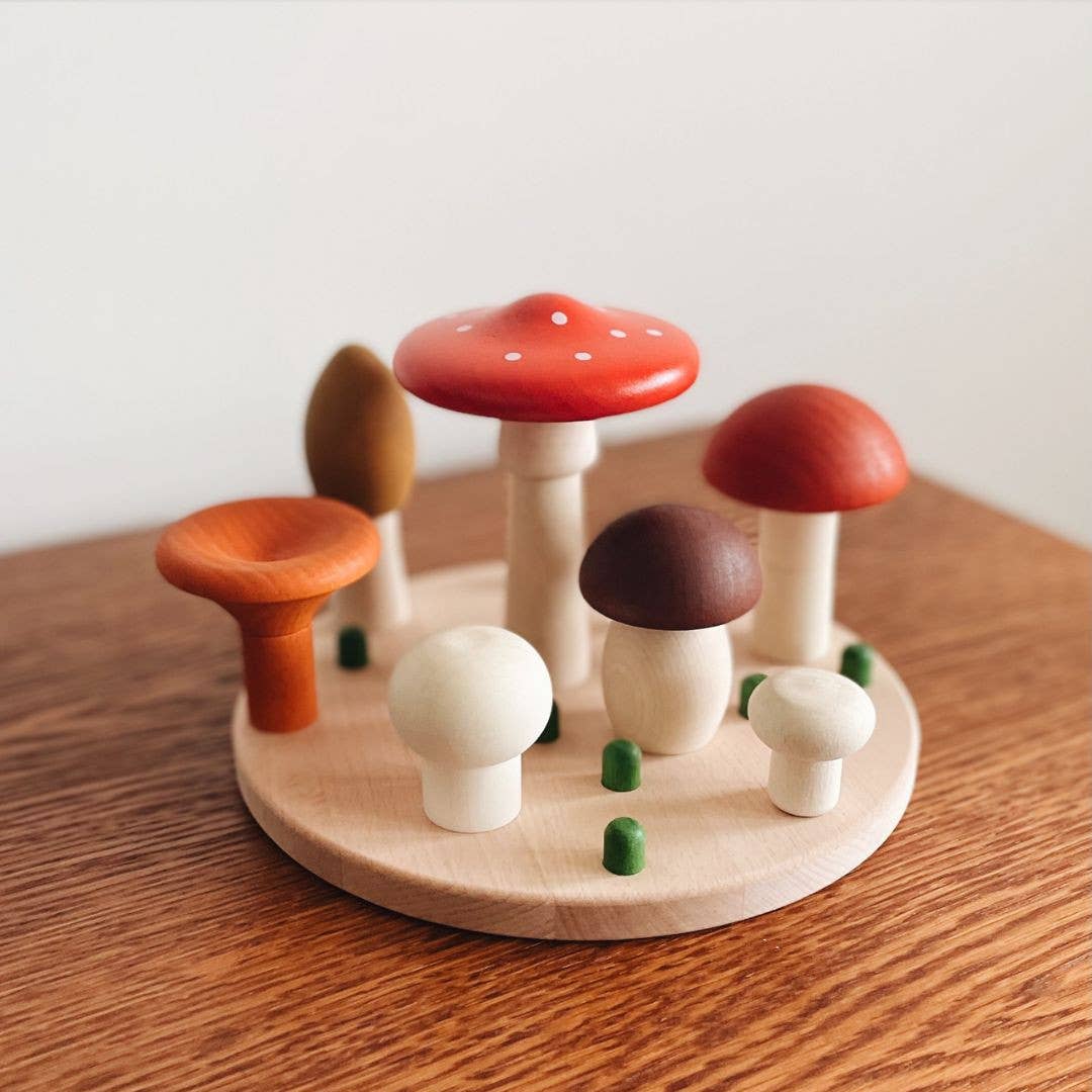 Encajable de setas de madera – BAJO