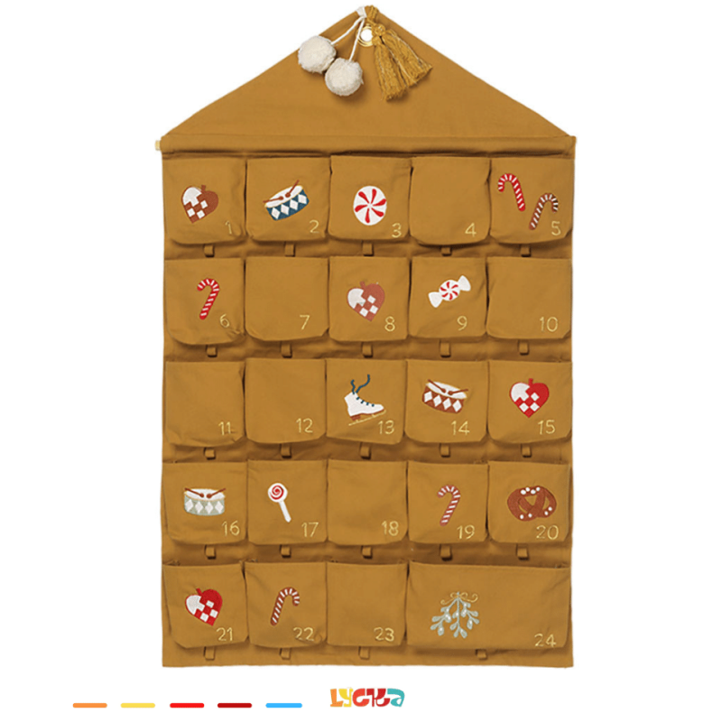 Calendario de Adviento bordado Nostalgia – Fabelab