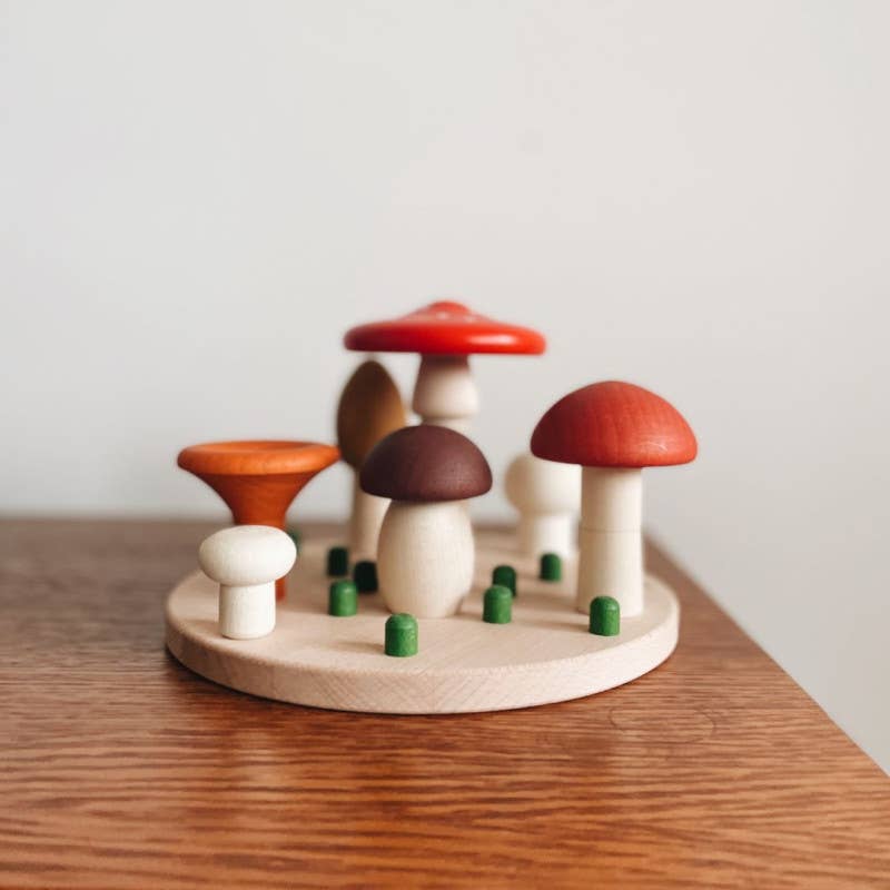 Encajable de setas de madera – BAJO
