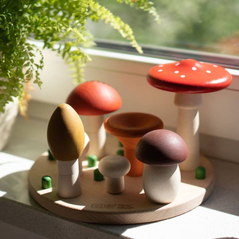 Encajable de setas de madera – BAJO