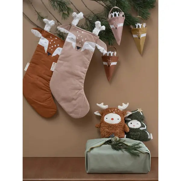Calcetín de Navidad Ciervo – Fabelab