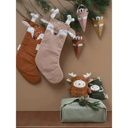 Calcetín de Navidad Ciervo – Fabelab