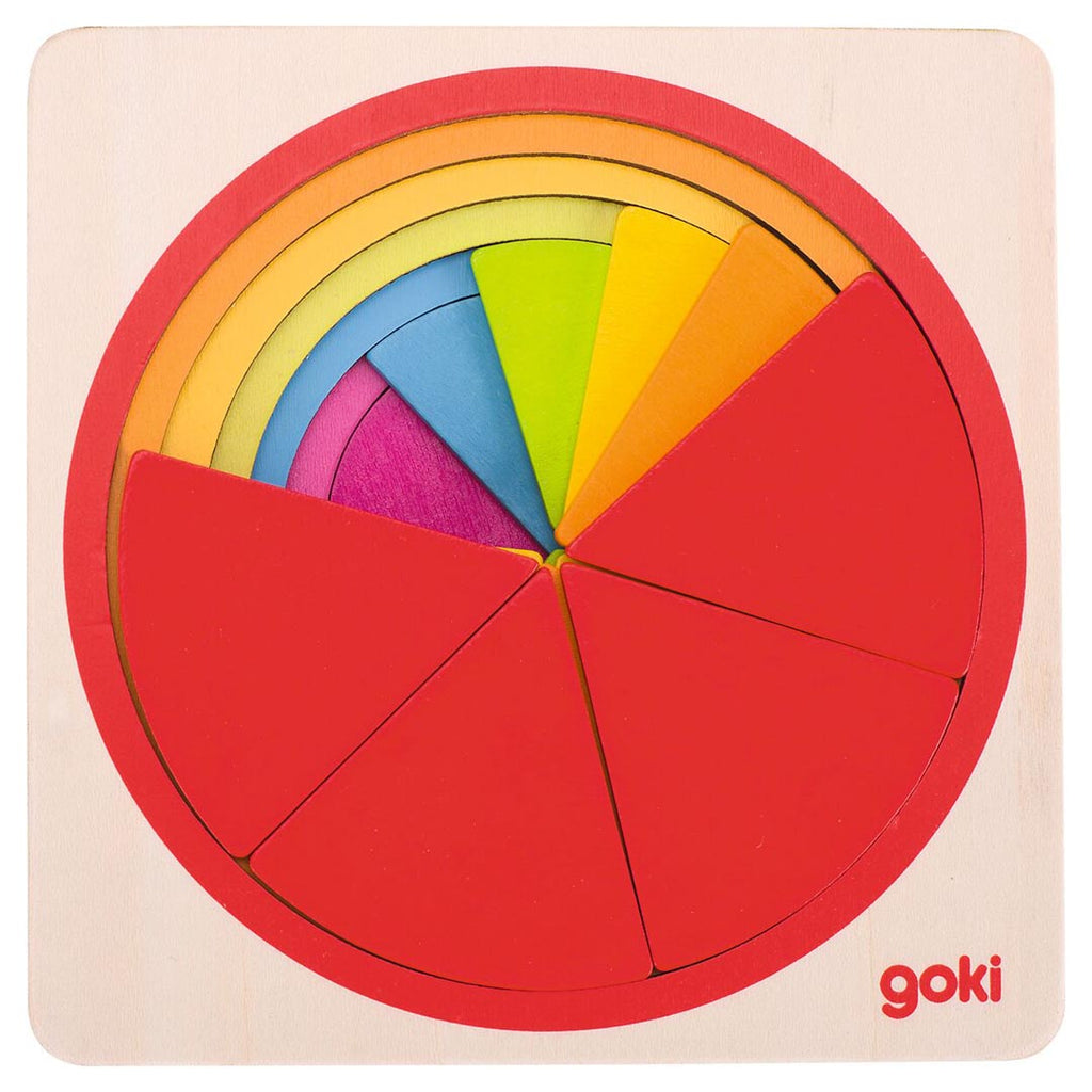 Puzzle de fracciones Círculo Goki 57737 – producto