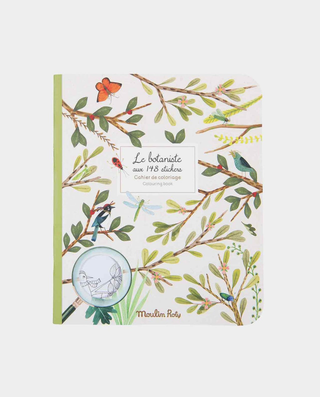 Cuaderno de pegatinas El Botanista, 20 páginas – Moulin Roty