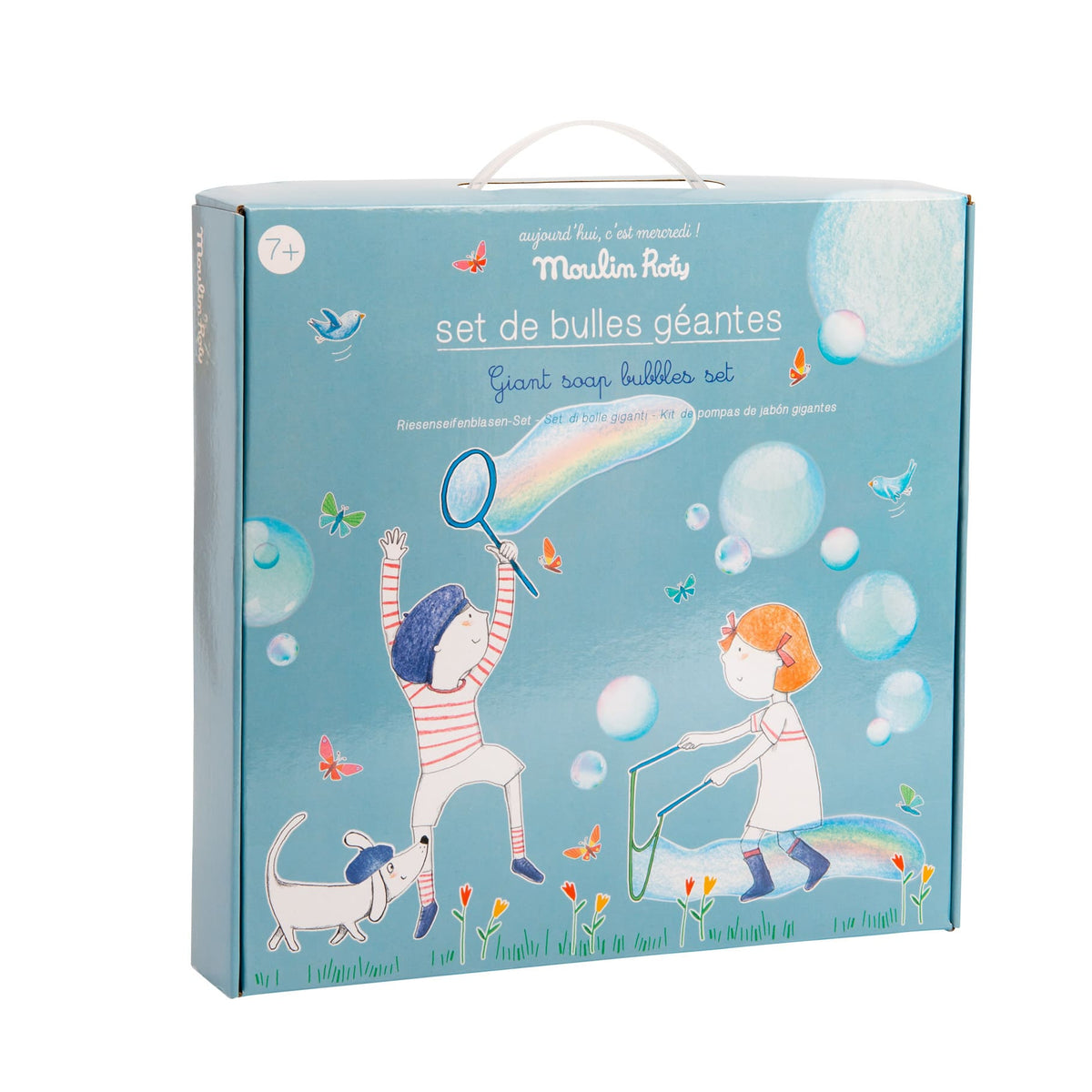 Kit de pompas de jabón gigantes Moulin Roty 713360 – caja