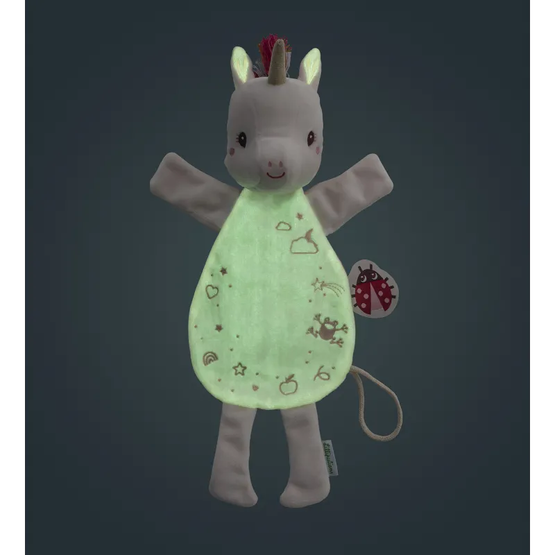 Lena – peluche marioneta fosforescente – Lilliputiens