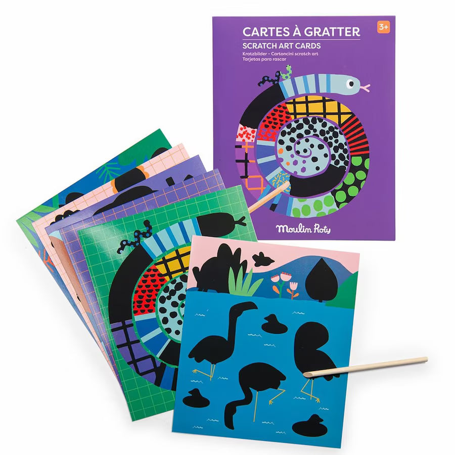 Tarjetas rasca-rasca – Les Toupitis – Moulin Roty
